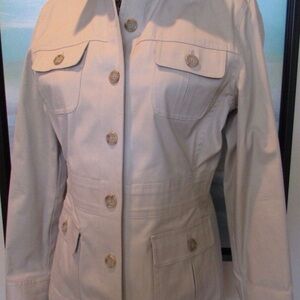 🍄346 BROOKS BROTHERS Beige Safari Jacket🍄